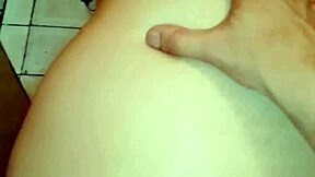 Fat pregnant latina fucked hard in her bathroom pov