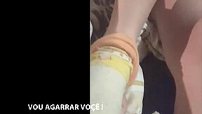 Stepdaughter in panties and lingerie on sofa wants your tongue?