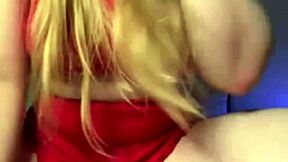 wanna see this fat teen squirt hard on her dildo?