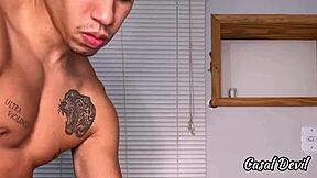 Redhead Submissive Flashes Big Ass for Spanking Massage