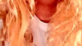 your latina girlfriend in blonde dress calls begging sex with her small perky tits pov