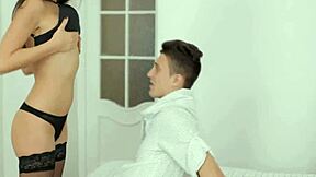 oh man, this teen slut's tight fur pie got crushed so hard in garage rough licking fuck!