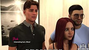 horny milf roleplays with cute big ass brunette teen in law school fantasy