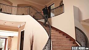 Latina Babe Kneels For Sudden Deepthroat On Huge Black Cock Before Rough Pounding