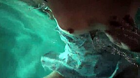 imagine this pov slut teasing her small tits before fucking hard outside in the pool