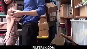 Hot Asian Teen Thief Aurora Winters Stripped Naked And Fucked Hard