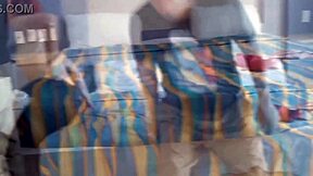 Young Latina Faces Rough Casting Interview and First-Time Pound