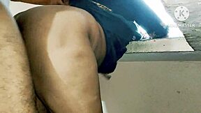 Desi mom yells pound my big ass doggystyle in kitchen now