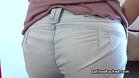 uhh fucking this perky latina's so tight on her first casting ever...