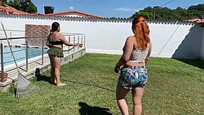 😍 follando a mi hermanastra 🔥 nos corremos juntas 💦 update 20!