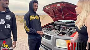 Rylee Blake breaks in Cap's massive BBC like a pro pornstar