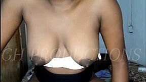 african black teen slut bent over for rough backshots