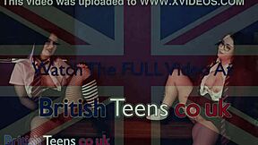 Identical stepsisters tease you through every cock stroke