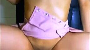 shy college latina student and neighbor give in to elevator chemistry in bedroom