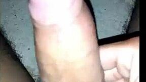 Jerk my Ecuadorian teen cock till it cums