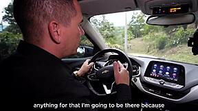 young camila henao got hidden cammed in car 🍑🚗 deepthroat doggystyle cowgirl with jean paul's monster cock part 1