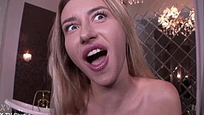 damn katrin, monster cock gapes your slim ass to orgasm!