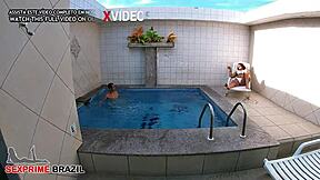 casada cheats with son's friend as husband walks in