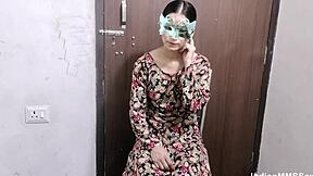 Beautiful Young Indian Bhabhi Shaved Pussy Licked Then Banged Hard