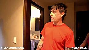 stepmom anderson TEACHES her STEPDAUGHTER to SUCK that BIG COCK right