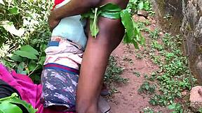 Hottest chubby black slut creampied by huge cock