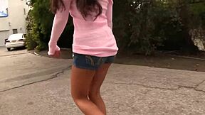 Sexy babes finish with Amia's first hot cum swap