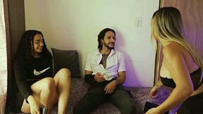 gf invites friend over i couldnt resist fucking her tight pussy behind