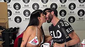 gaia roots strips natural tits in elo podcast's spicy casting interview
