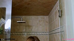 Does Cute Teen Model Crave Daddy's Sensual Bath Massage?