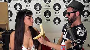 gaia roots strips natural tits in elo podcast's spicy casting interview