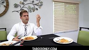 What if stepfather caught tender Dakota Burns in bathroom for taboo pounding?