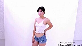 SULTRY BRUNETTE VIXEN FUCKED hard in modeling casting audition!