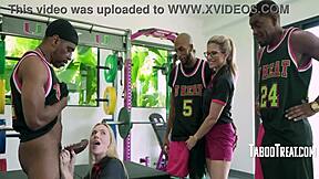 blonde sports doc takes double bbc deepthroat in hospital workout 3some