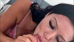 Innocent bailey blaze's tight pussy takes bold pounding bent over parents' house