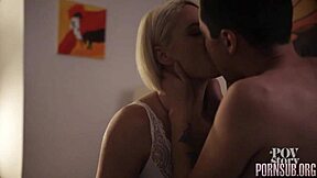 big ass latina milf seduces man of house with creampie tits tease