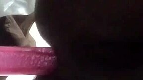 Sexy Ebony Shemale Stretches Huge Ass With Monster Cock Anal Pounding