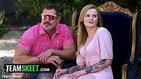 dirty stepdads day turns into wild gangbang with stepdaughters n stepfathers goin all out