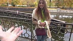 Pretty Girl's Cum-Filled Facial