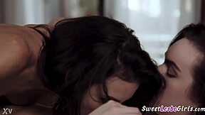 Busty milf freya parker tastes shay sights' fresh teen pink pussy till orgasm