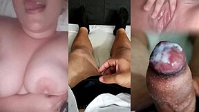 i couldn't resist my ex's teasing tits till i came hard