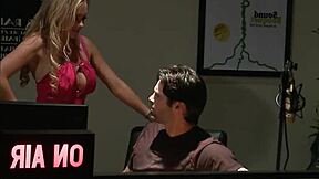 big tits blonde singer rides producer's monster cock doggystyle in studio?