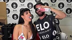 gaia roots strips natural tits in elo podcast's spicy casting interview