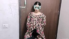 Beautiful Young Indian Bhabhi Shaved Pussy Licked Then Banged Hard