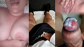 i couldn't resist my ex's teasing tits till i came hard