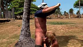 sexy 18 latina teen bent over assfucked outdoors in heels