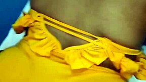 Wife's whore side out fucking step-nephew doggy on cam