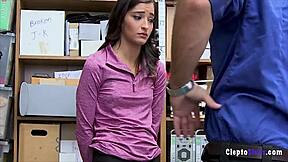 Petite Horny Shop Shoplifting Teen Slut Caught And Fucked Hard By Guard