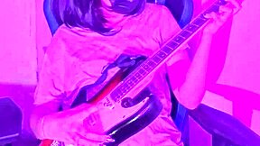 Emo teen prostitute strips and teases her sexy body softly