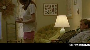 alexandra daddario bound naked, handcuffed for wild sofa sex!