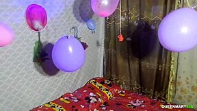 Fucking skinny ebony teen creampie on christmas hits different